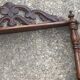 Shelf Carved wood old mural