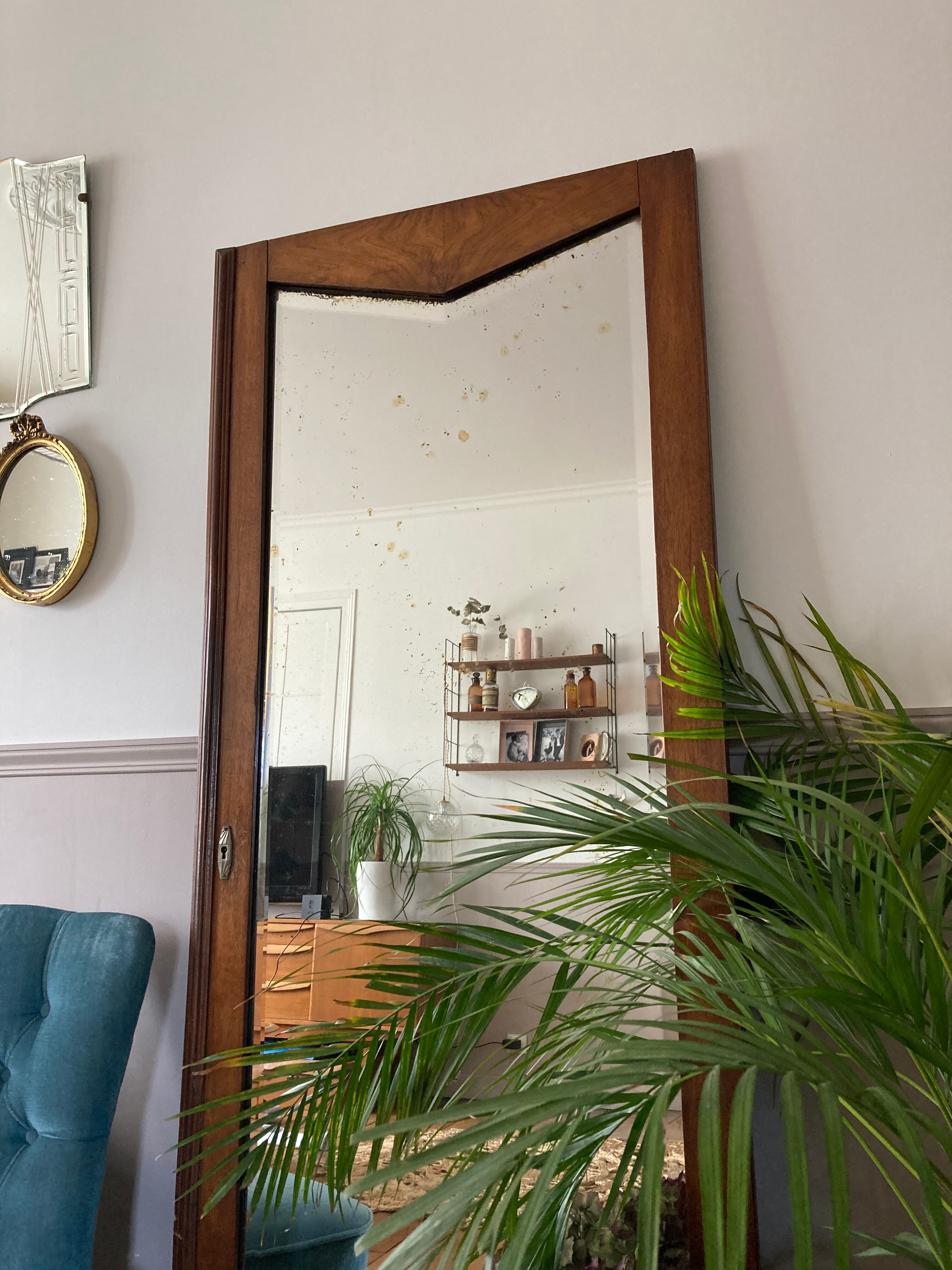Mirror art deco vintage 167cm