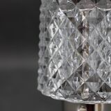 1970s Pair of Nightstands Glass Lamps by Kamenicky Senov, Czechoslovakia