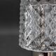 Paire de lampes de chevet en verre par Kamenicky Senov, Tchécoslovaquie années 1970