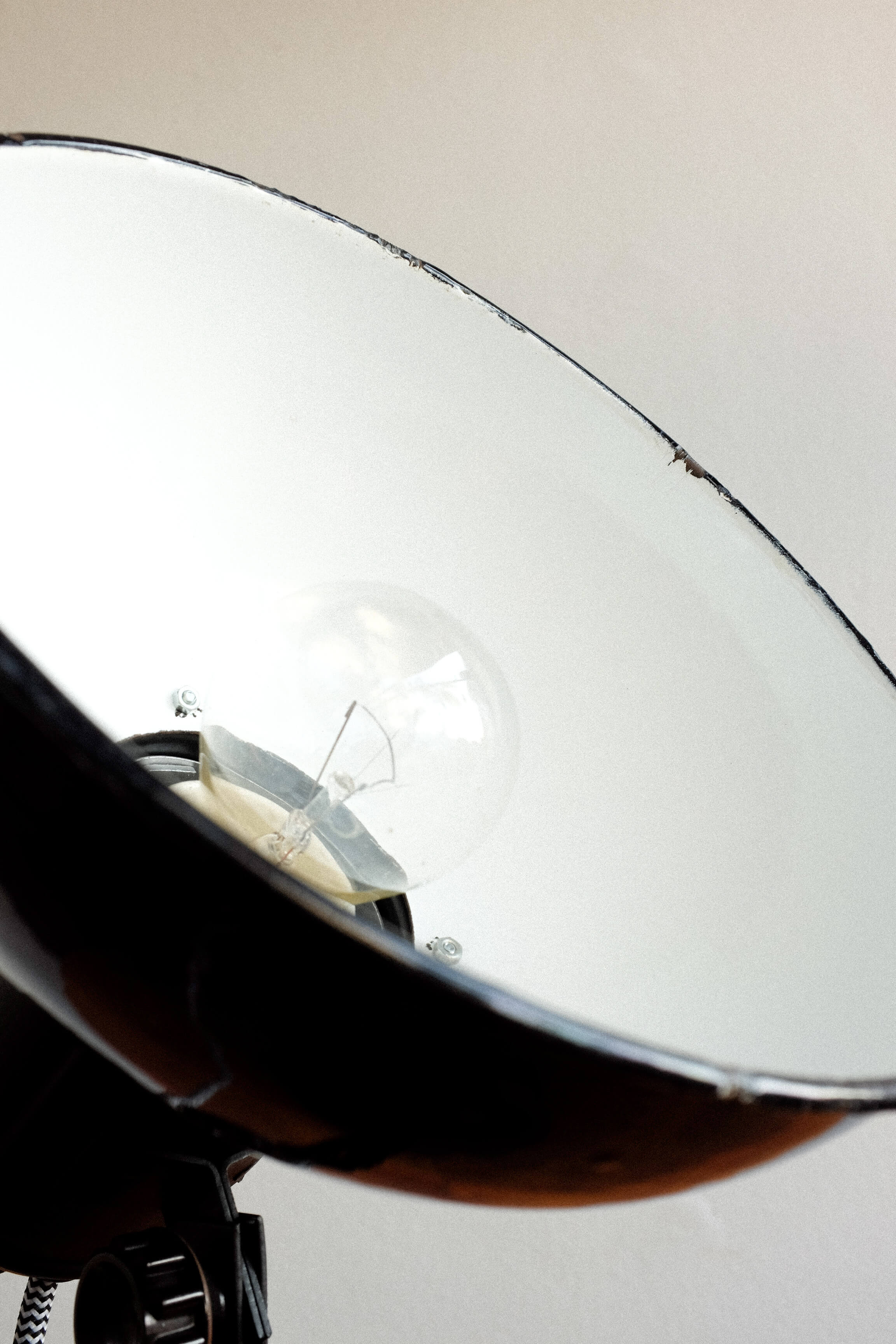 Czechoslovakian industrial adjustable table lamp, 1960s