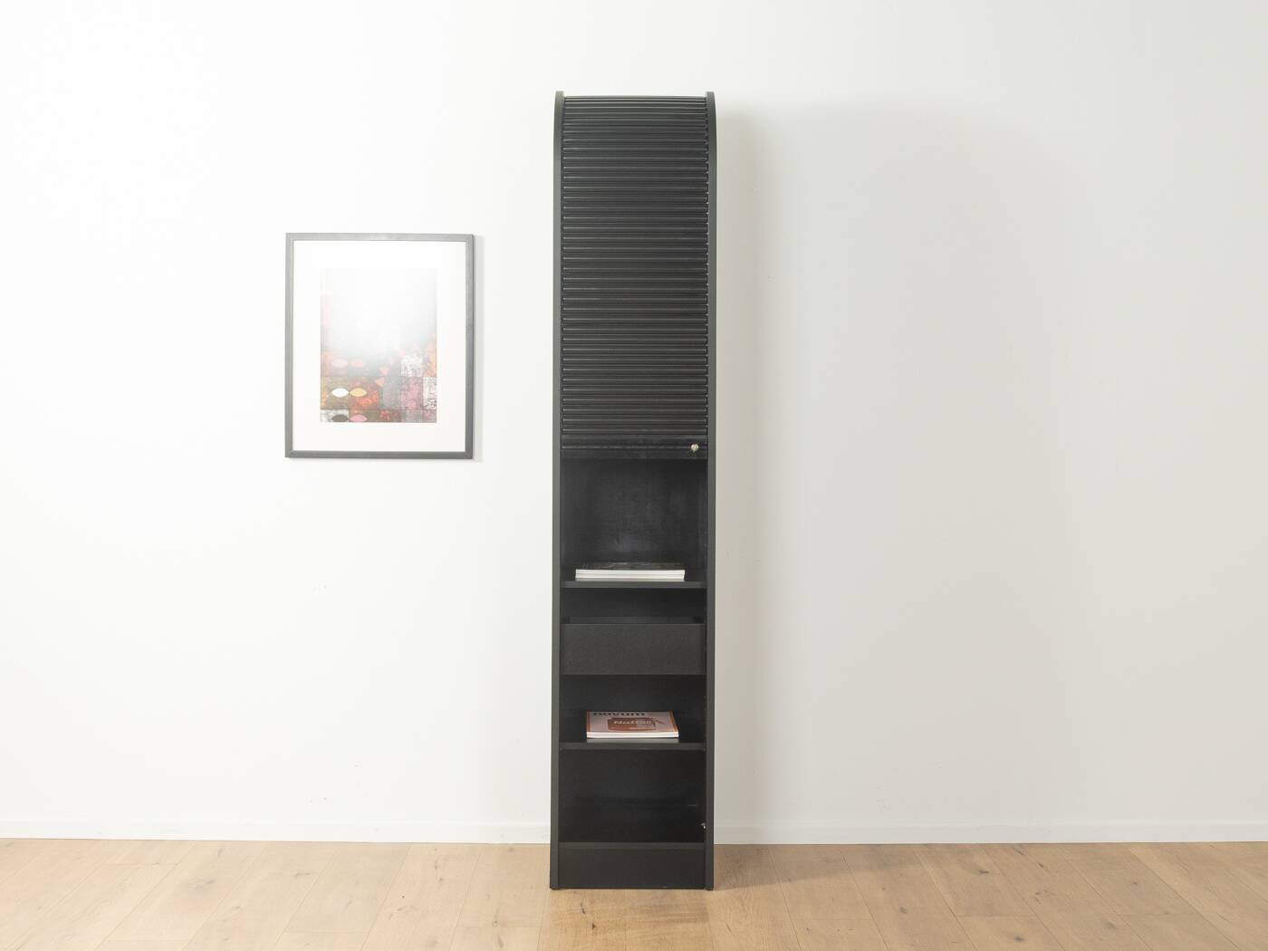 Roller shutter cabinet in the style of Aldo van den Nieuwelaar for Pastoe, 1980s