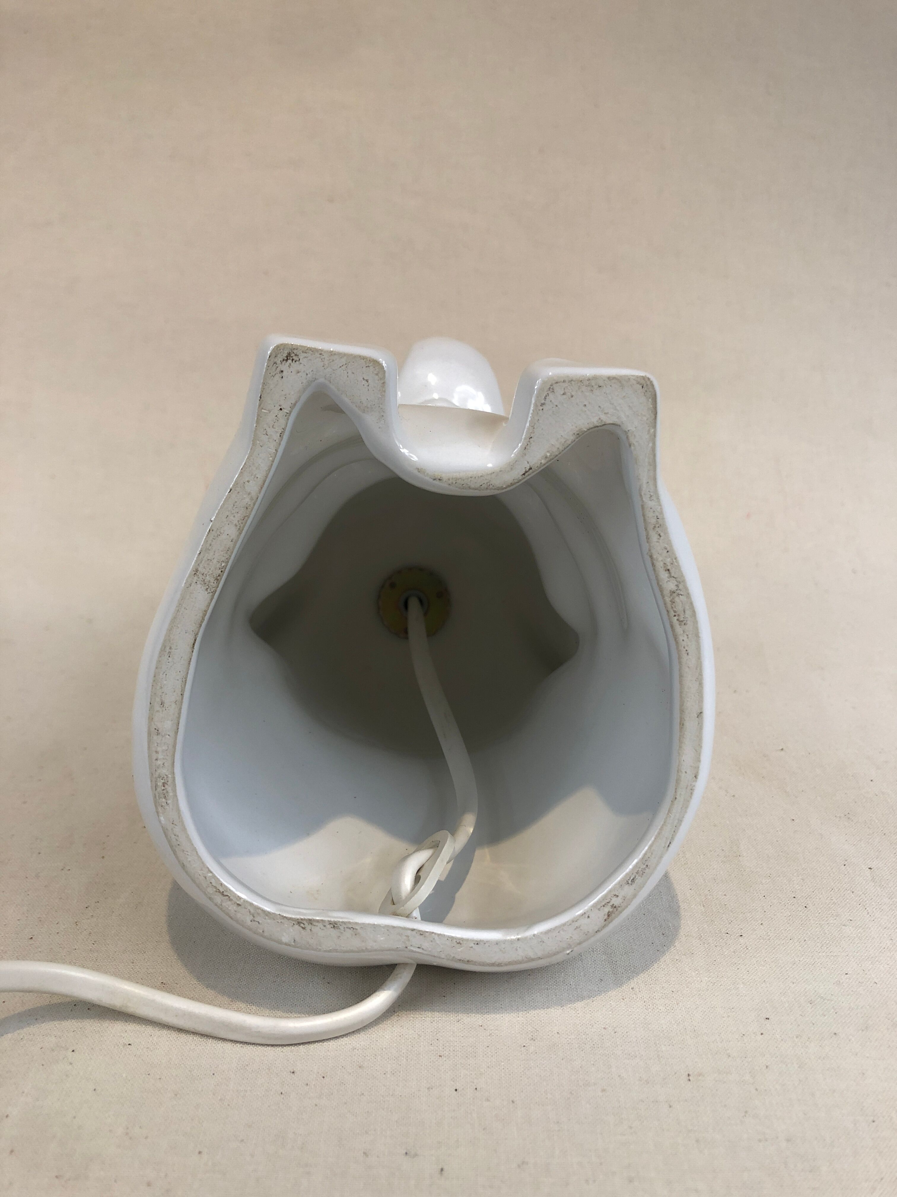 Ceramic elephant lamp