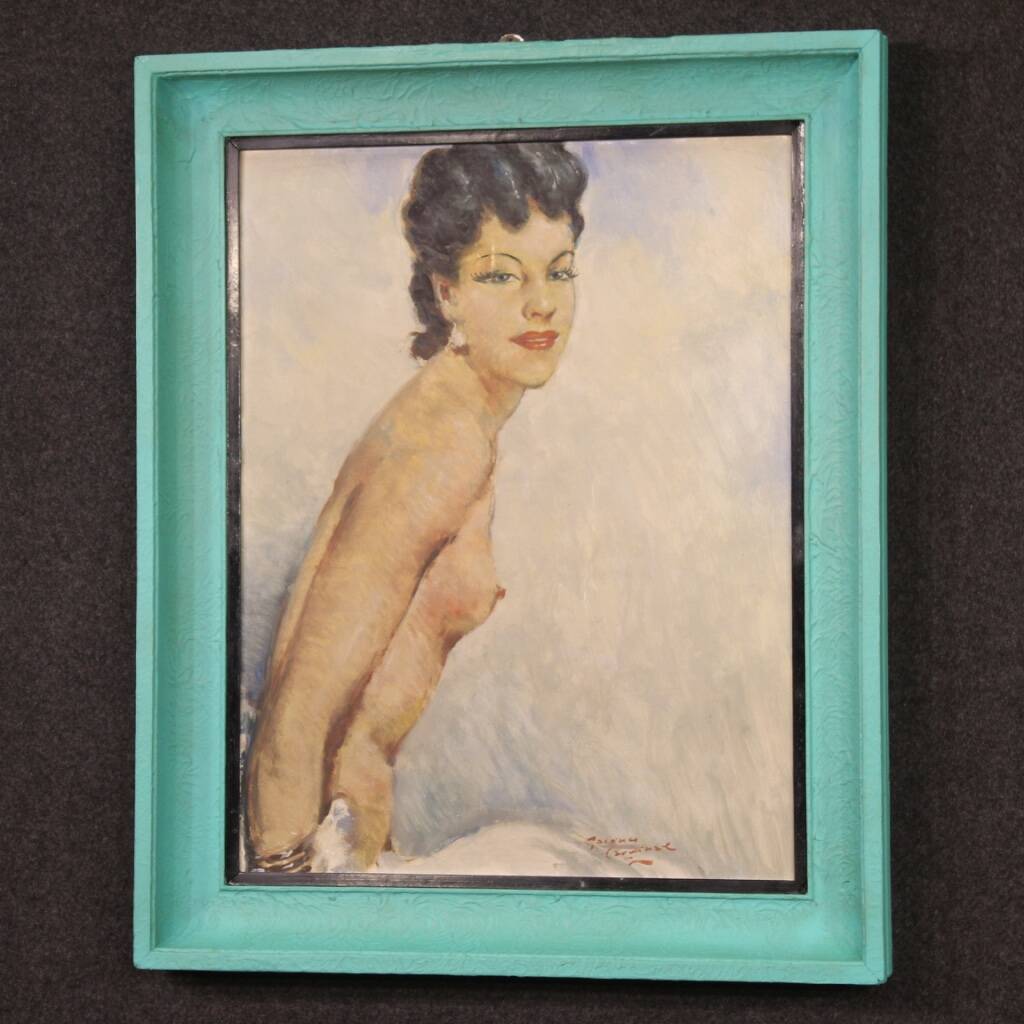 French woman nude painting