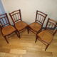 Suite 4 chairs 1900 cane