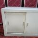 storage cabinet with sliding doors, jam maker
