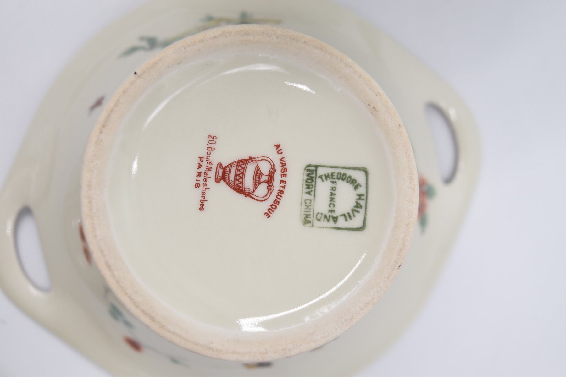 Limoges Haviland porcelain coffee service for Au Vase Etruscan chinese décor