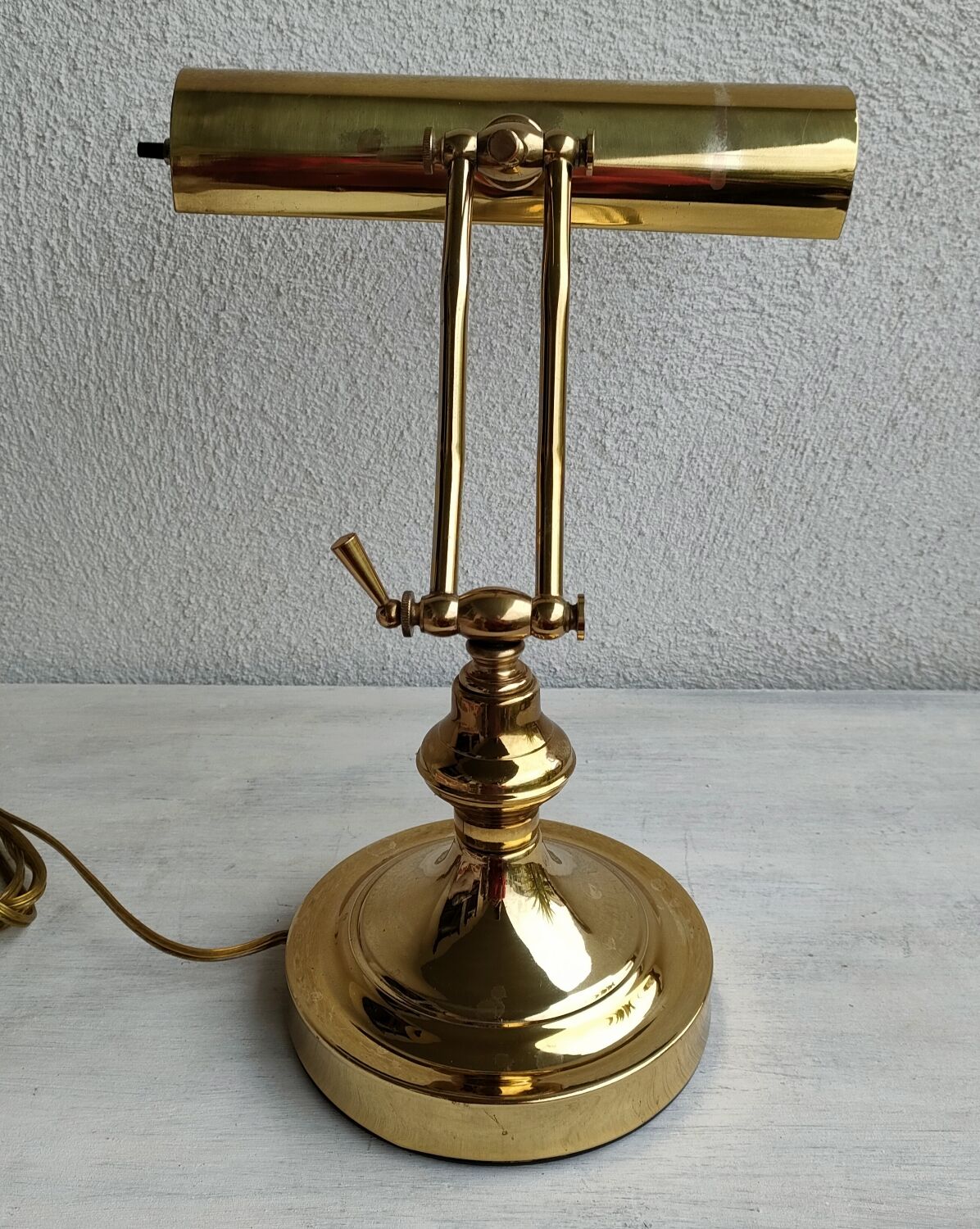 Vintage banker's lamp