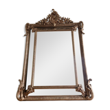 19th century mercury mirror with parecloses