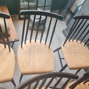 Series of six chairs Fanett by Ilmari Tapiovaara 1960