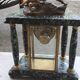 20th century bronze portico and cage clock signed cartier