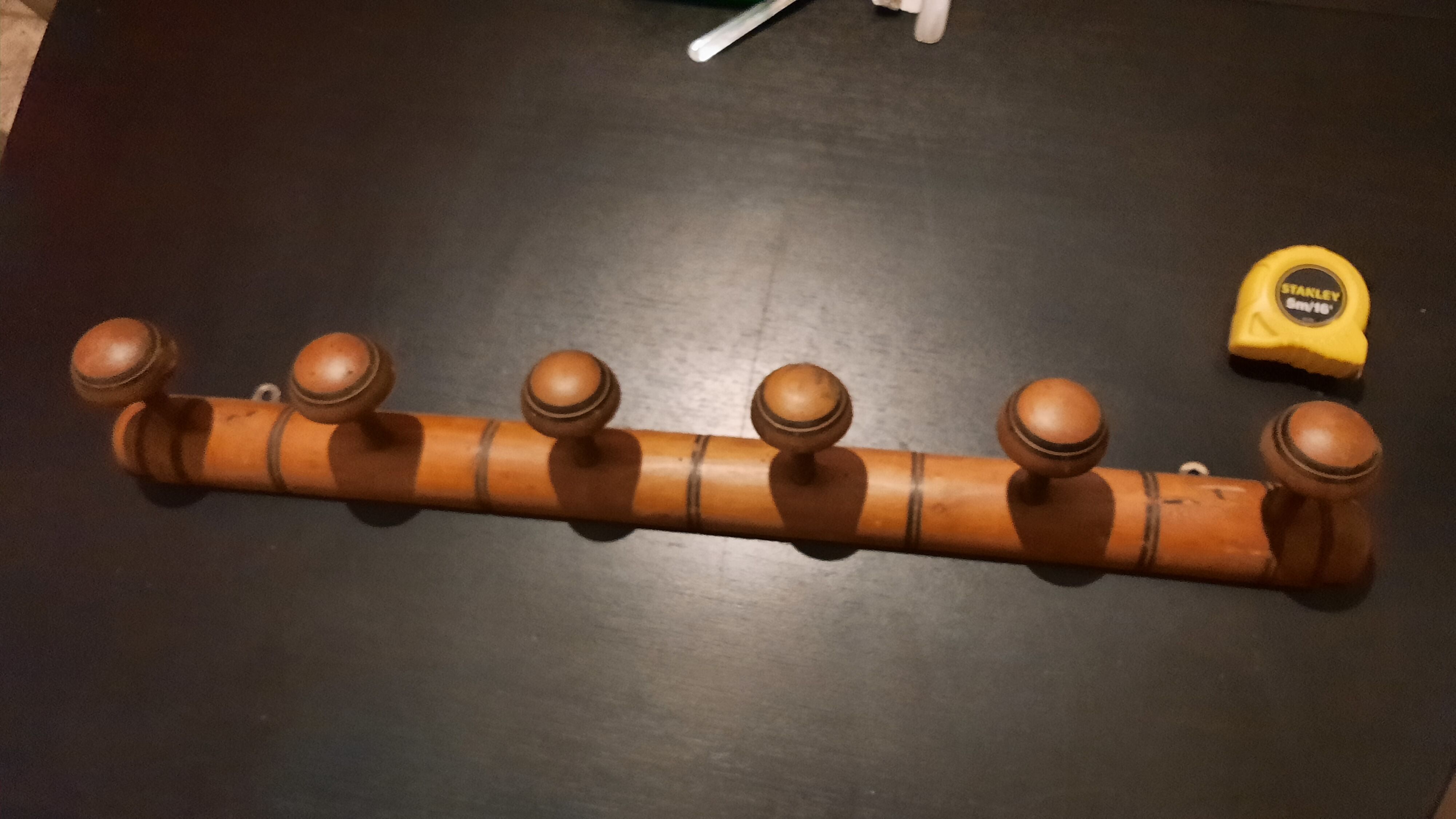 Wall coat rack 6 hooks