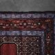Vintage Hand-Woven Middle Eastern Oriental Senneh Rug, 1960s