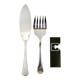 Christofle America silver-plated fish service cutlery, Luc Lanel