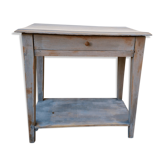 Console en chêne patinée