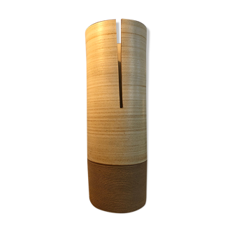 Sandstone roll vase, 80s