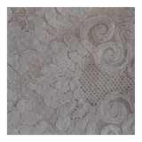 Round lace tablecloth