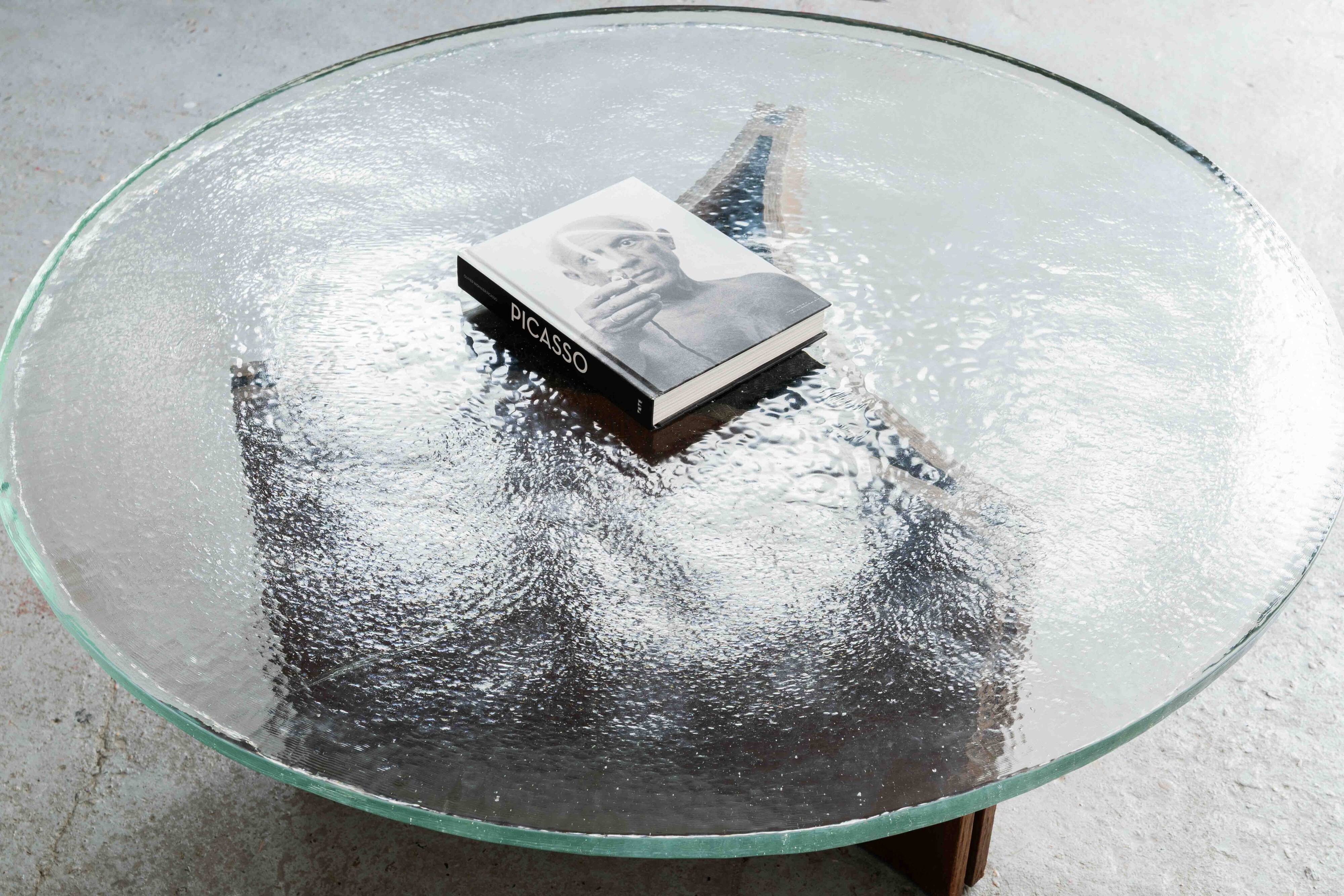Brutalist coffee table, Germany, 1970's