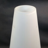 Lot of 2 ancient Scandinavian frosted glass chandelier globes