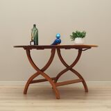 Round mahogany coffee table, Danish design, 1970s, production: Denmark