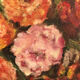 Peinture bouquet de fleurs art nouveau
