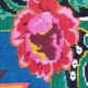 Large handmade Romanian rug 330X160cm with amazing bohemian floral design