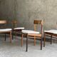 4 chaises danoises en palissandre par Rosengren Hansen, 1960s