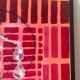 Abstract "Éclat" oil on canvas signed Baltran