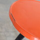 Xavier Pauchard - Two round Tholix metal bistro tables 1960