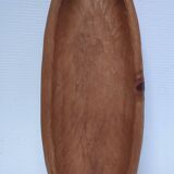 Long carved monoxyl wood cut stamped L. 54 cm