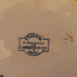 Old plate Sarreguemines factories