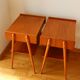 Pair of teak bedside tables, Carlström Möbelfabrik, Sweden 1960