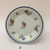 Set of 6 hollow plates "lourioux foëcy"