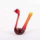 Swedish Art glass Birds sculptures from Bergdala, 1970’s
