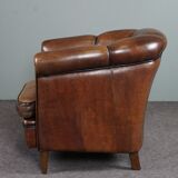 Club armchair in sheepskin