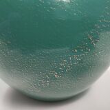 Green Cased Alga Glass Vase with Gold Leaf by Tomaso Buzzi for Venini