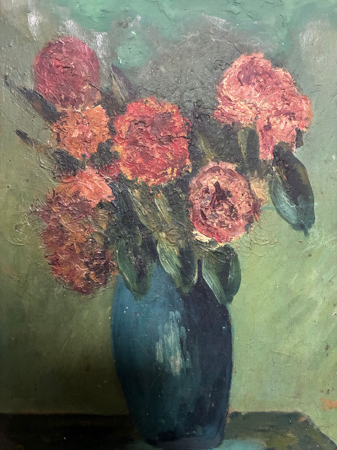 Still Life with Flowers, Lucie Dulay 20th Century