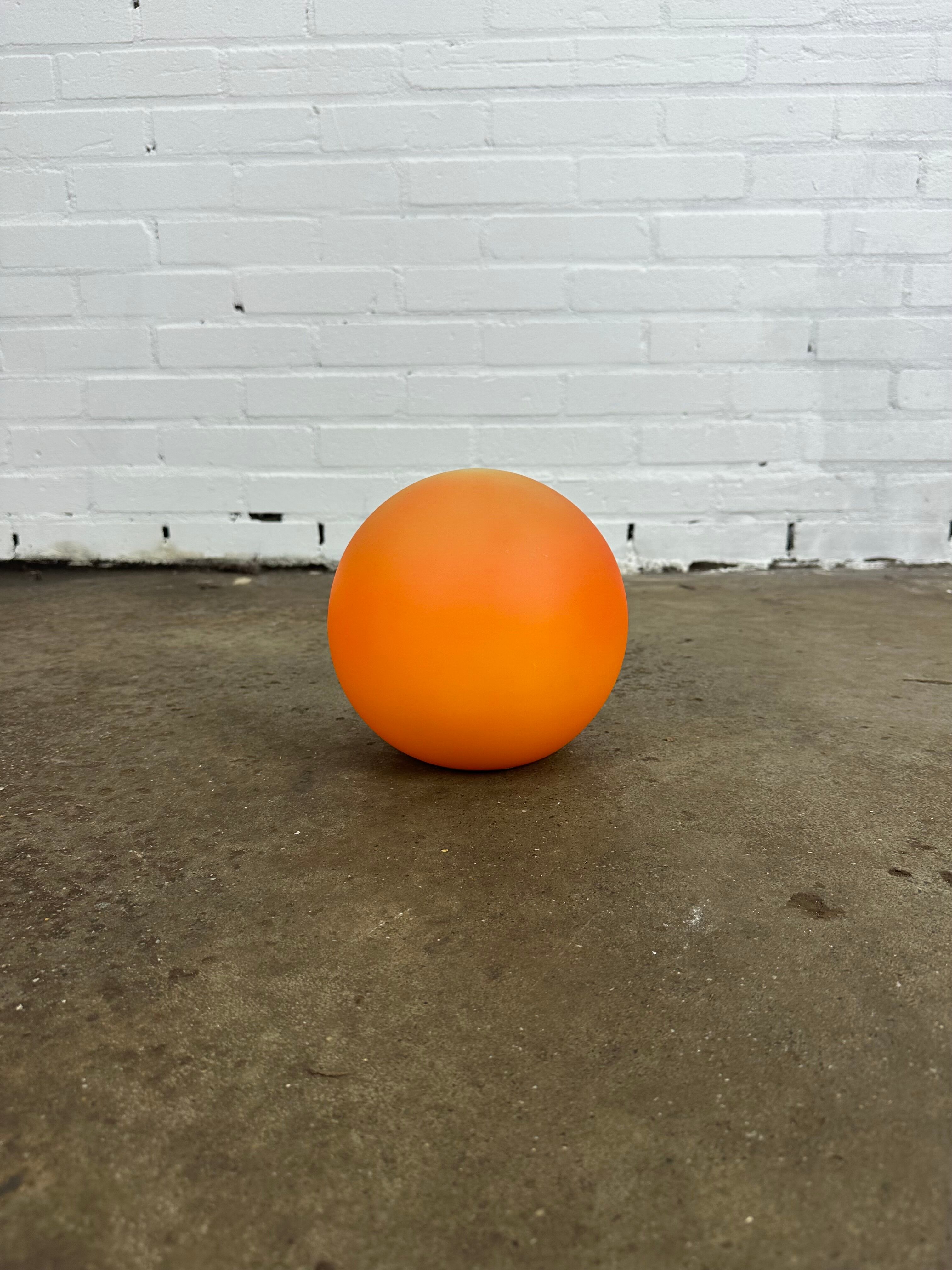 Space age orange ball lamp mini