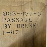 "Passage" side table with drawers by Drexel, USA 1980s