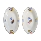 Paire de plats Art Déco
