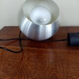 Chandelier suspension light eyeball aluminum ball Space age 70s