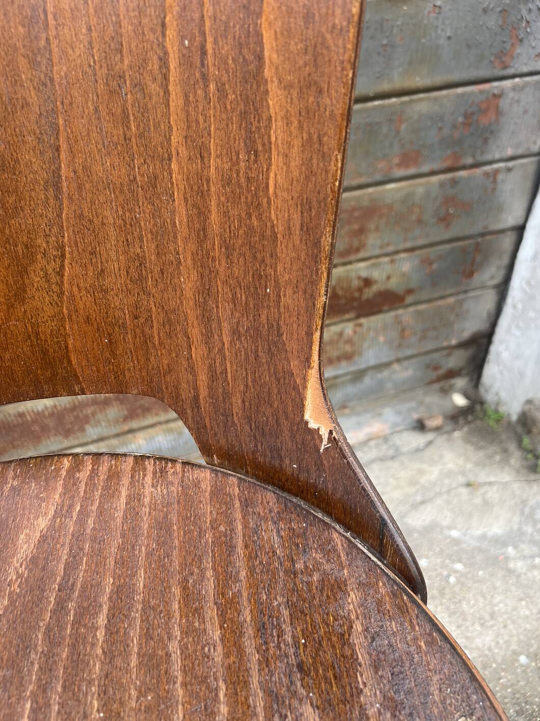 (Lot) 3 Baumann Bistro chairs (Dove model)