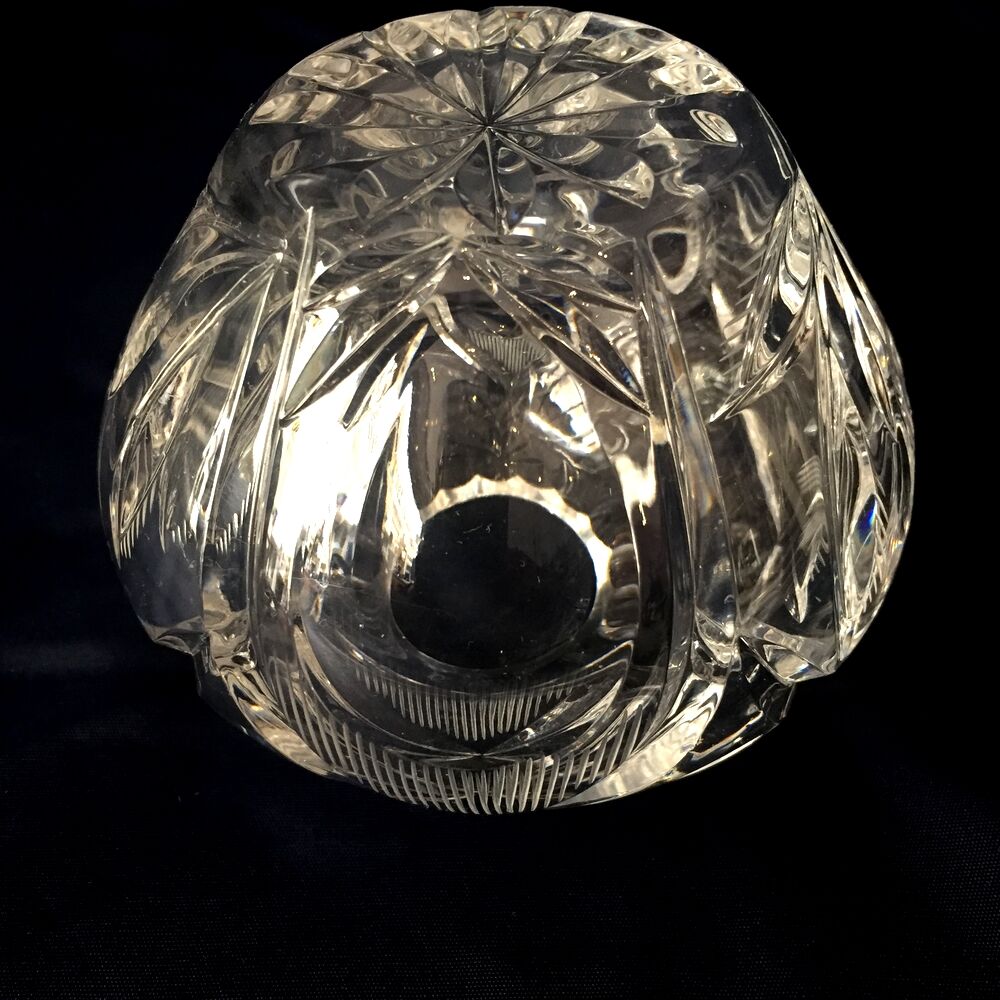 Small crystal vase cut pencil holder flowers of the fields decorative vase