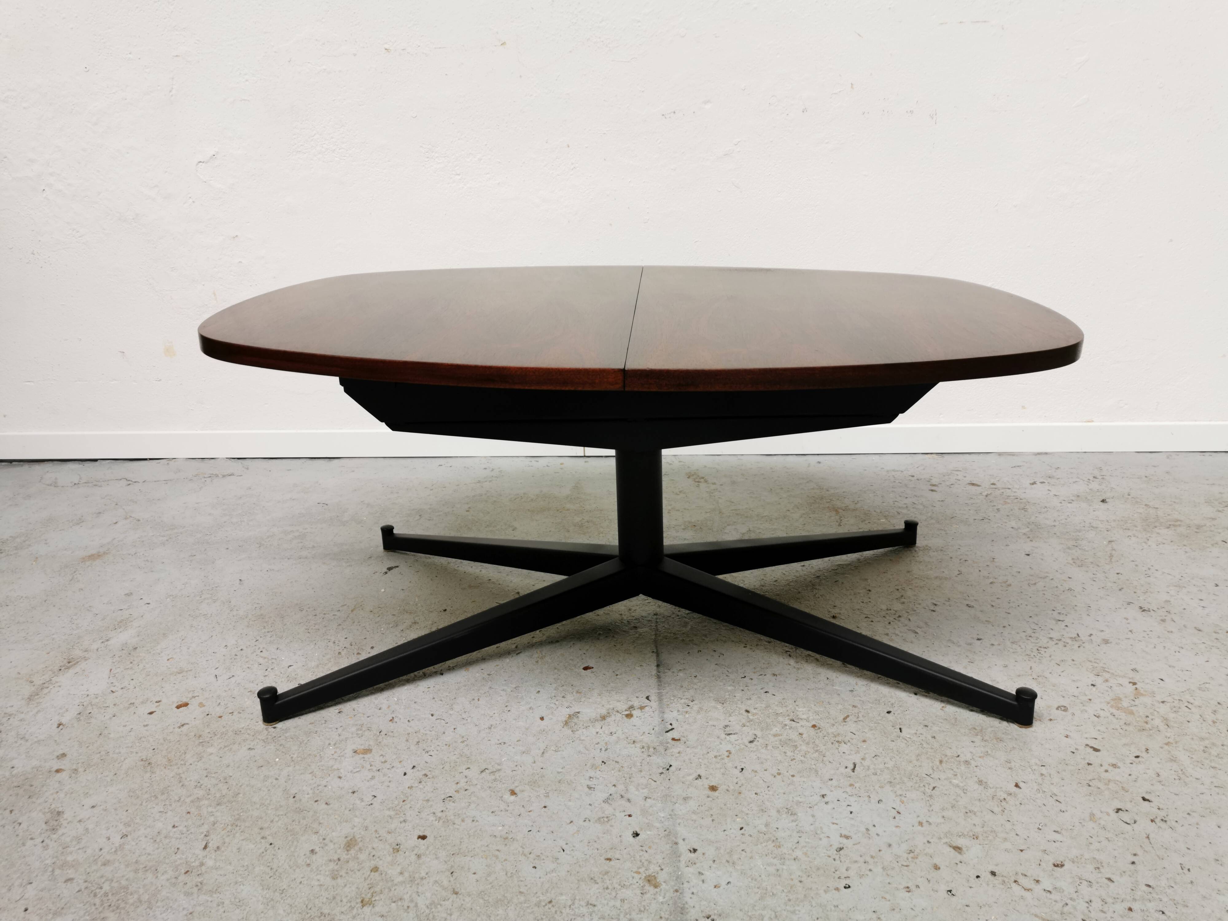 Table basse vintage relevable transformable scandinave