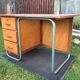 Vintage modernist schoolmaster desk