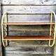 Rattan “arc” shelf