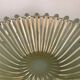 Antique yellow glass salad bowl