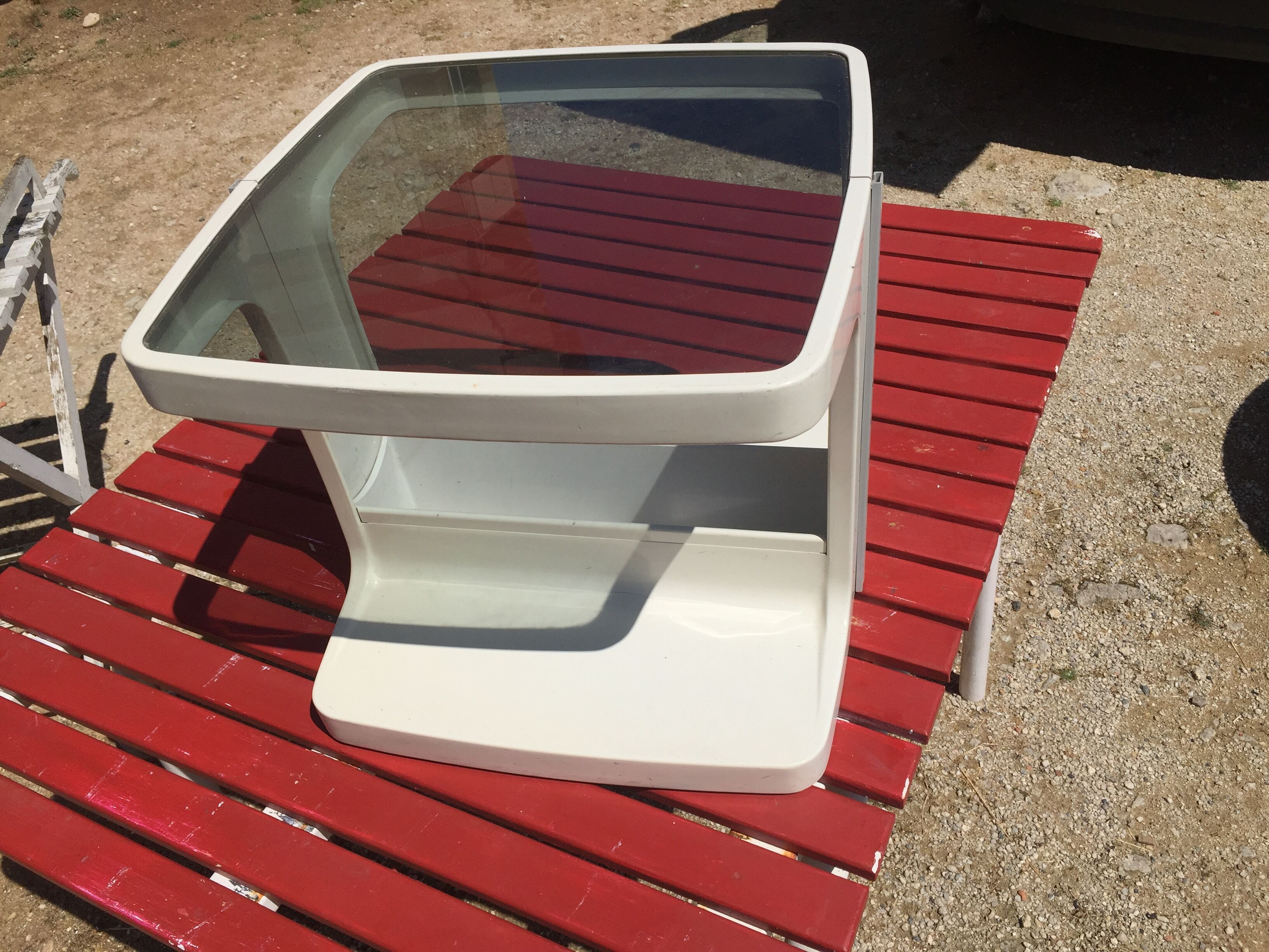 Coffee table bar Mar Held for Prisunic 70s
