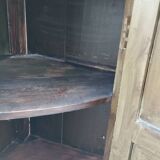 Antique Louis XVI style corner cabinet