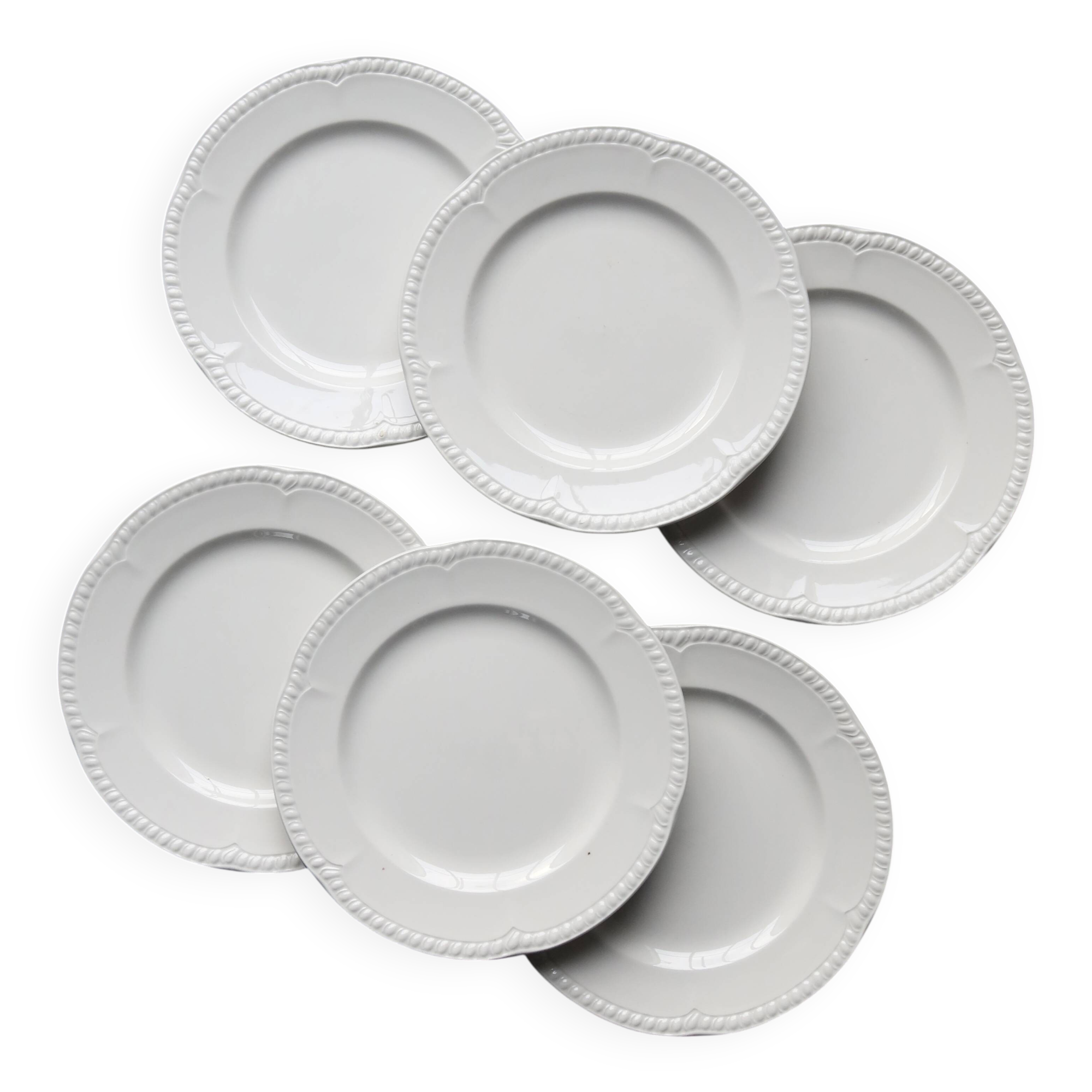 6 assiettes plates vintage porcelaine anglaise Churchill